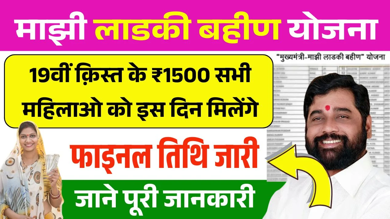 Ladki Bahin Yojana 19th Installment Date Out 2026
